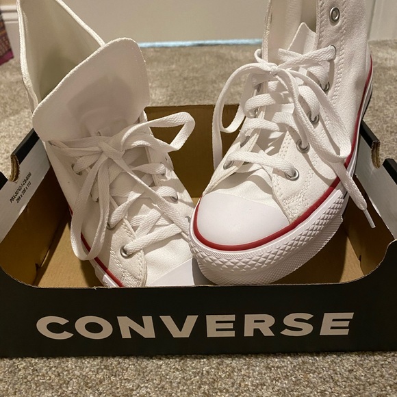 Kids platform Converse All Stars. White. Size 6. - Picture 9 of 9